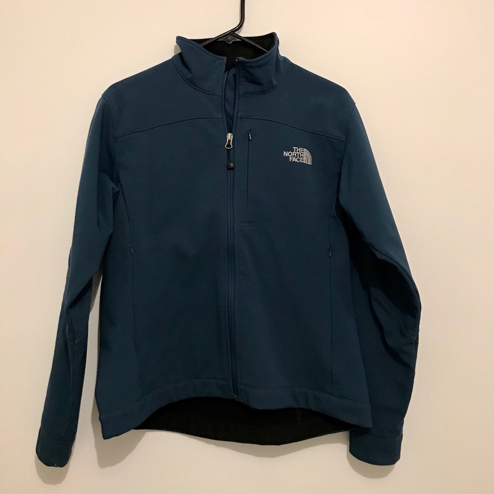 The North Face Blue Apex Softshell Jacket